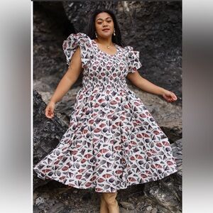 NWT IVY CITY CO seashell Hattie dress 2x